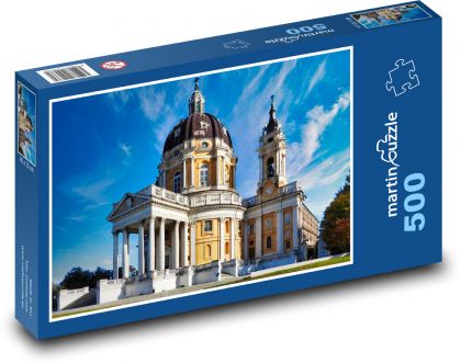 Superga Basilica - Italy, Turin - Puzzle of 500 pieces, size 46x30 cm 