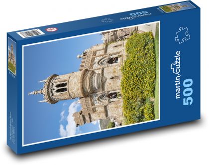 Zamek - wieża - Puzzle 500 elementów, rozmiar 46x30 cm