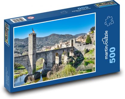 Mittelalterbrücke - Puzzle - 500 Teile