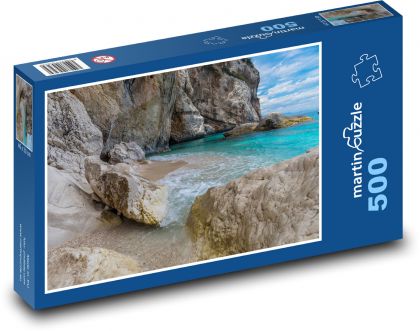 Corsica - Sardinia - Puzzle of 500 pieces, size 46x30 cm 