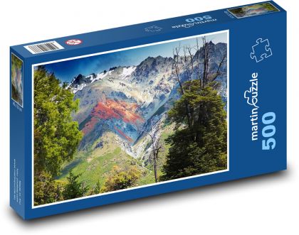 Jižní Argentina - hory - puzzle 500 dílků