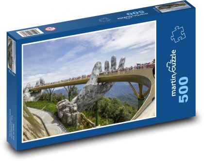 Wietnam - most - Puzzle 500 elementów, rozmiar 46x30 cm