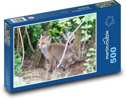 Divoká líška - Puzzle 500 dielikov, rozmer 46x30 cm 