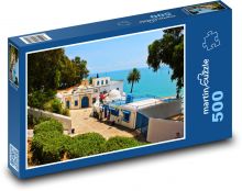 Sidi Bou Said - Tunezja Puzzle 500 elementów - 46x30 cm