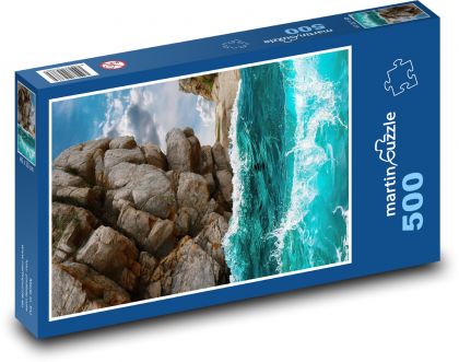 Oceán - vlny - puzzle 500 dílků