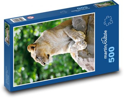 Lwica - Puzzle 500 elementów, rozmiar 46x30 cm
