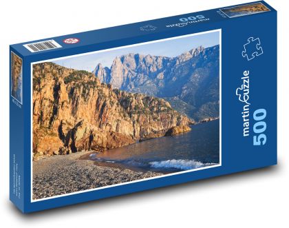 Skála - pobrežie - Puzzle 500 dielikov, rozmer 46x30 cm 