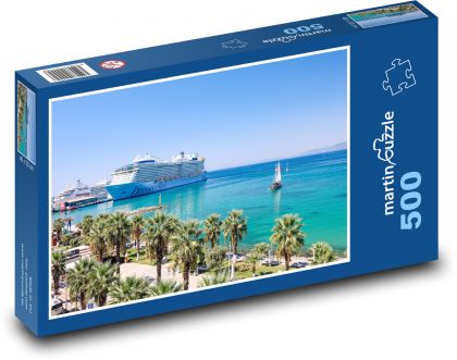 Odoslať v prístave - Puzzle 500 dielikov, rozmer 46x30 cm 