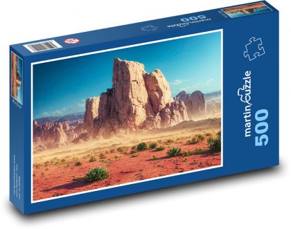 Pustynia - Fantazja - Puzzle 500 elementów, rozmiar 46x30 cm