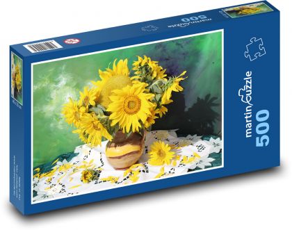 Sonnenblumen - Strauß - Puzzle - 500 Teile