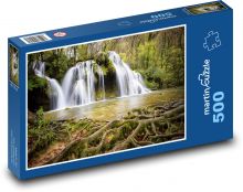 Vodopád - kaskáda Puzzle 500 - 46x30 cm