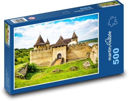 Ukraina - Twierdza Chocim - Puzzle 500 elementów, rozmiar 46x30 cm