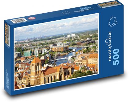 Polska - Gdańsk - Puzzle 500 elementów, rozmiar 46x30 cm