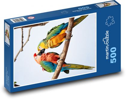 Parrot - Puzzle of 500 pieces, size 46x30 cm 