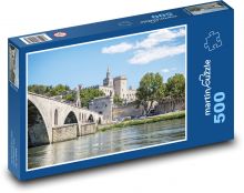 Avignon Bridge - Francúzsko Puzzle 500 dielikov - 46 x 30 cm 