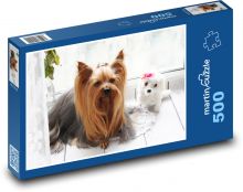 Jorkšírský teriér Puzzle 500 - 46x30 cm