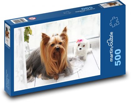 Jorkšírský teriér - puzzle 500 dílků