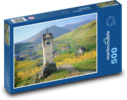 Vinohrady, krajina - Puzzle 500 dielikov, rozmer 46x30 cm 