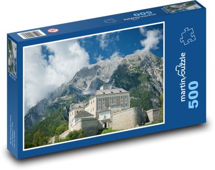 Chateau - góry, Alpy - Puzzle 500 elementów, rozmiar 46x30 cm