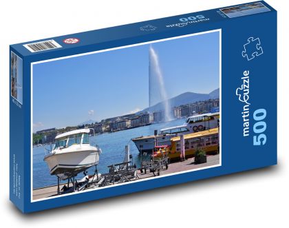 Switzerland (Geneva) - Puzzle of 500 pieces, size 46x30 cm 