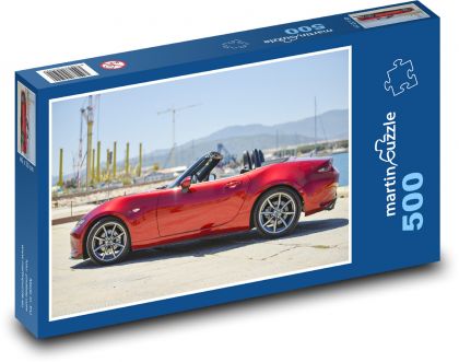 Auto - kabriolet - Puzzle 500 dielikov, rozmer 46x30 cm 