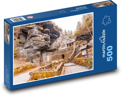 Czechy - Hřensko - stara gazownia - Puzzle 500 elementów, rozmiar 46x30 cm