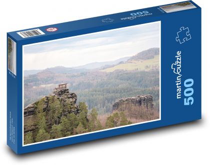 Bohemian Switzerland - Maria´s Lookout - Puzzle of 500 pieces, size 46x30 cm 