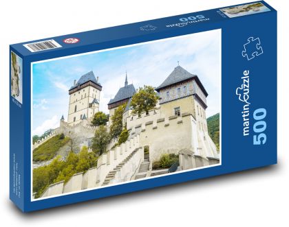 Republika Czeska - Karlštejn - Puzzle 500 elementów, rozmiar 46x30 cm