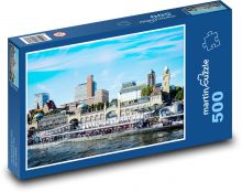 Hamburg - centrum města Puzzle 500 - 46x30 cm