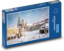 Polsko - Krakow, hrad Puzzle 500 - 46x30 cm