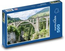 Railway bridge - Switzerland Puzzle of 500 pieces - 46 x 30 cm 