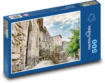 Stredoveký dom - Puzzle 500 dielikov, rozmer 46x30 cm 
