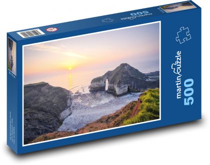 Wschód słońca na wybrzeżu - Puzzle 500 elementów, rozmiar 46x30 cm
