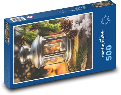 Candle - Christmas - Puzzle of 500 pieces, size 46x30 cm 