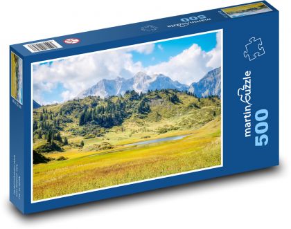 Austria - Alps - Puzzle of 500 pieces, size 46x30 cm 