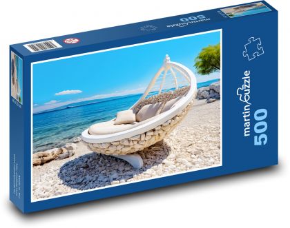 Gauč u moře - puzzle 500 dílků