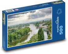 Řeka - lesy Puzzle 500 dílků - 46 x 30 cm
