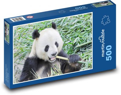 Panda - Puzzle of 500 pieces, size 46x30 cm 