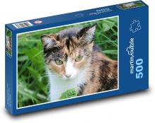 Kot nakrapiany Puzzle 500 elementów - 46x30 cm