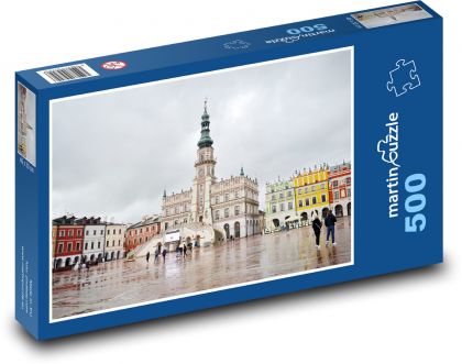 Poland - Historic Centre - Puzzle of 500 pieces, size 46x30 cm 