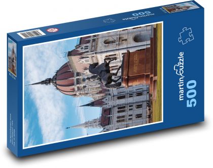 Budapest Parliament - Hungary - Puzzle of 500 pieces, size 46x30 cm 