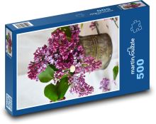 Liliowy - bukiet Puzzle 500 elementów - 46x30 cm