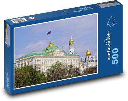 Rosja - Kreml - Puzzle 500 elementów, rozmiar 46x30 cm