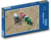 Traktor und Mähdrescher Puzzle 500 Teile - 46 x 30 cm