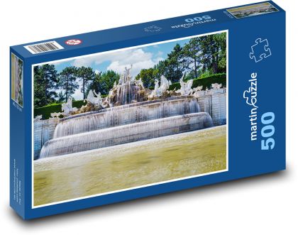 Vienna - Neptune Fountain - Puzzle of 500 pieces, size 46x30 cm 