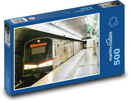 Doprava - metro - Puzzle 500 dielikov, rozmer 46x30 cm 