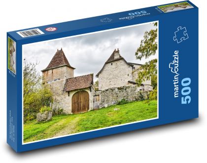 France - farm - Puzzle of 500 pieces, size 46x30 cm 