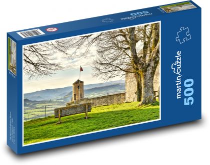 Landscape - watchtower - Puzzle of 500 pieces, size 46x30 cm 