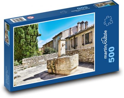 Historická fontána - Puzzle 500 dielikov, rozmer 46x30 cm 