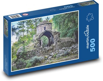Cyprus - Abandoned Monastery - Puzzle of 500 pieces, size 46x30 cm 